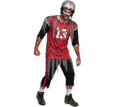 Zombie American Football Spieler Kostüm für Herren