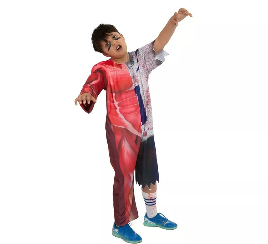 Translation missing: de.Disfraz de Jugador Zombie número uno para niño