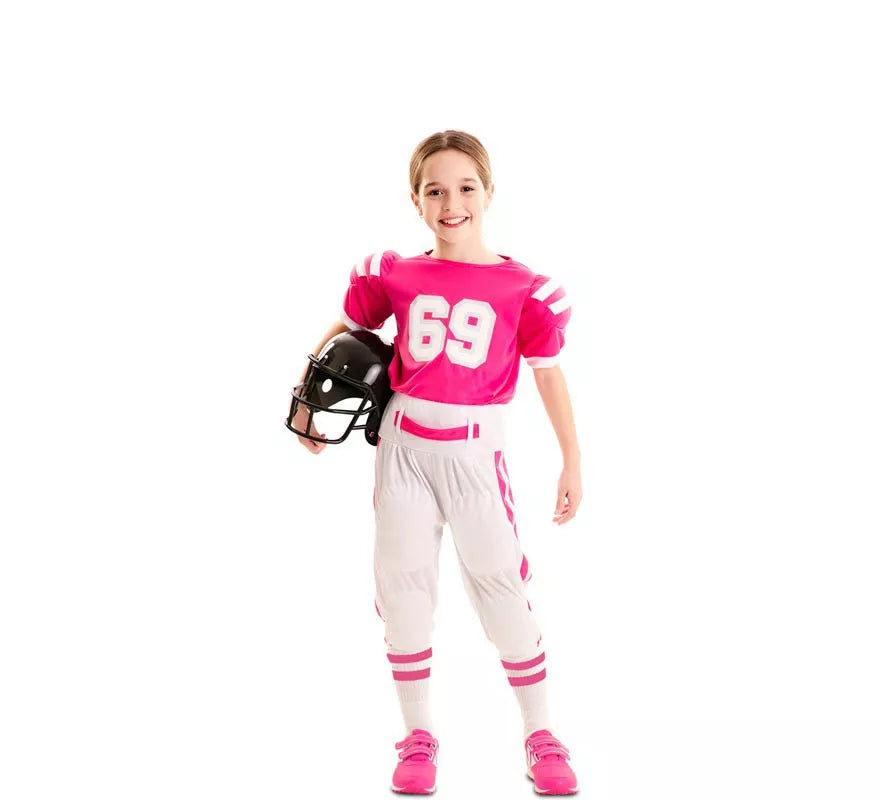 Translation missing: de.Disfraz de Jugadora de Fútbol Americano para niña