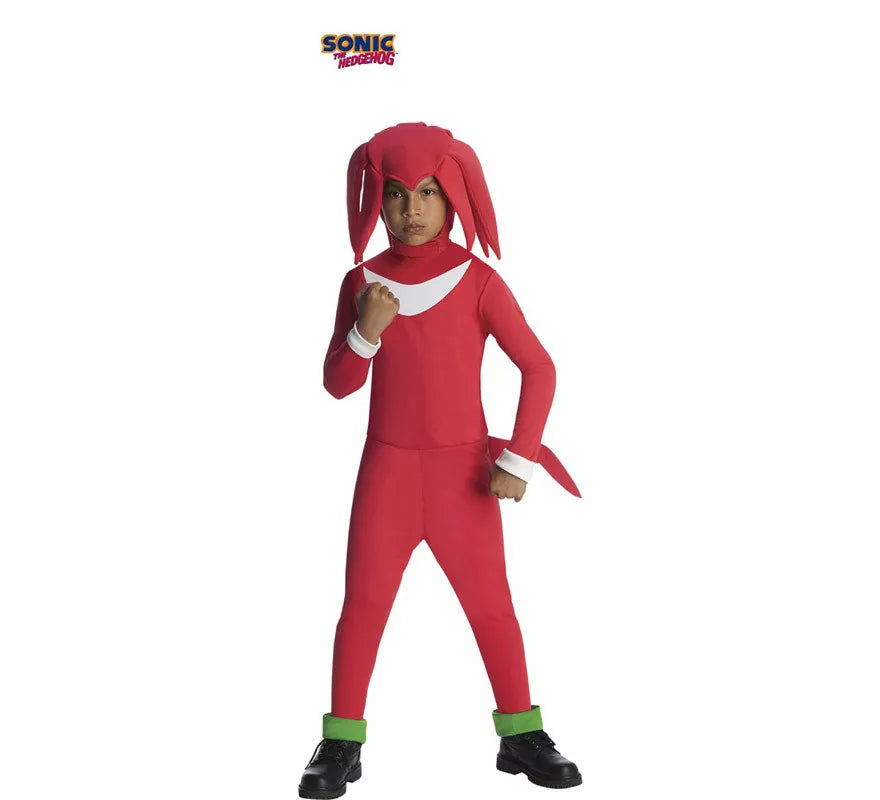 Translation missing: de.Disfraz de Knuckles Clásico de Sonic para niño
