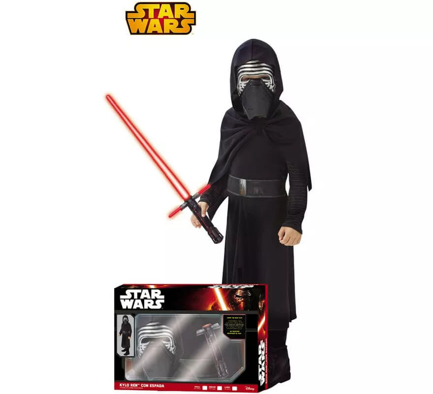 Translation missing: de.Disfraz de Kylo Ren con espada de Star Wars VII para niño