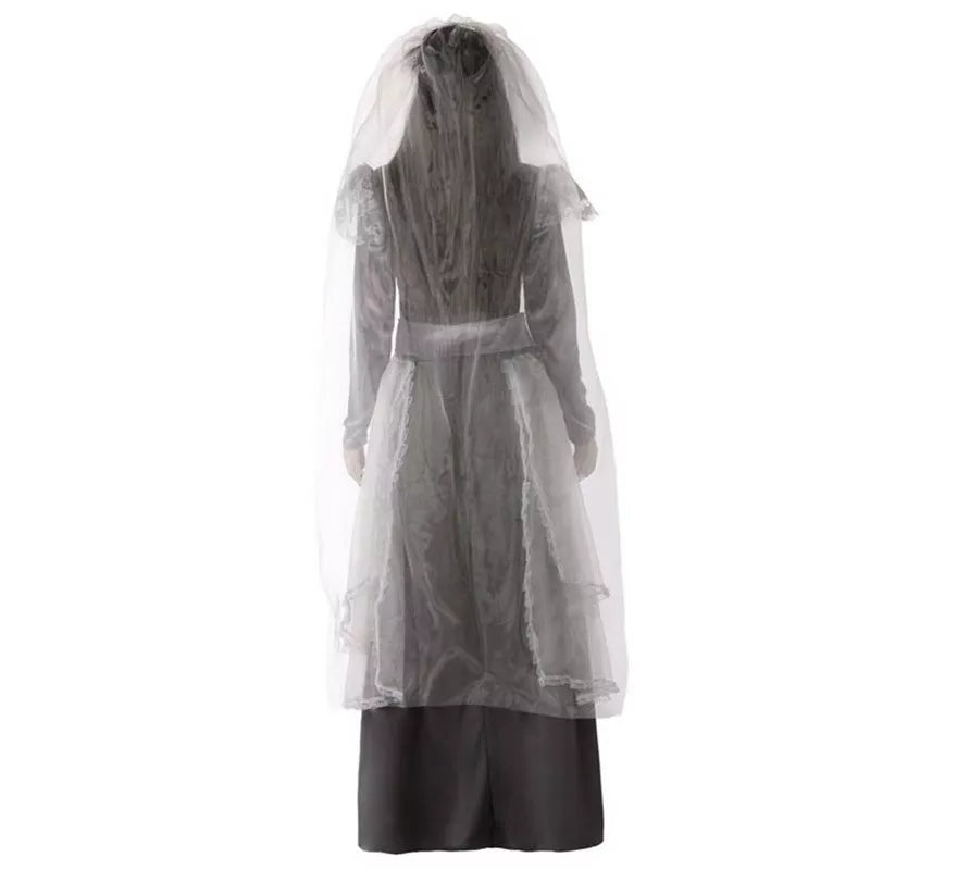 Translation missing: de.Disfraz de La Llorona gris para mujer