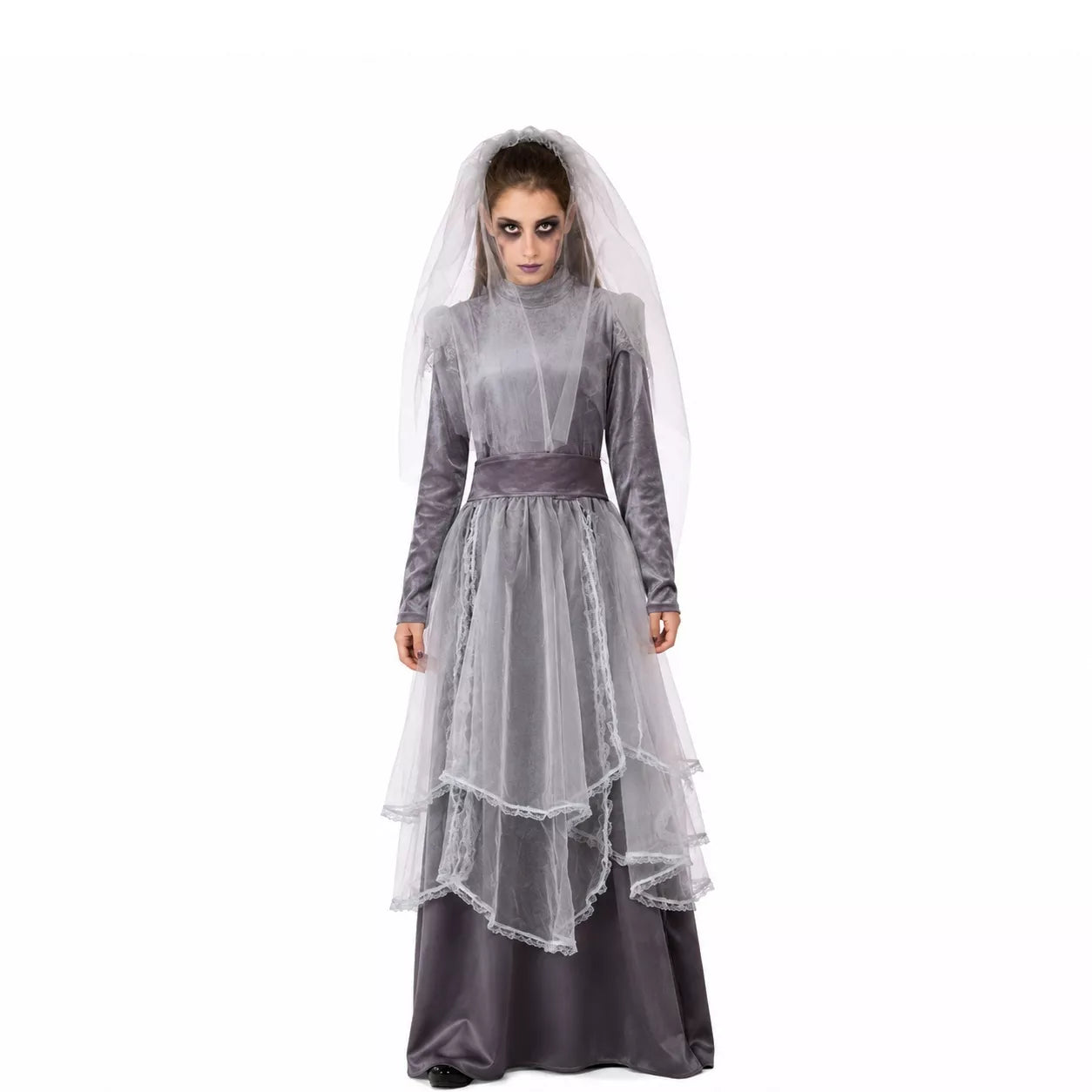 Translation missing: de.Disfraz de La Llorona gris para mujer