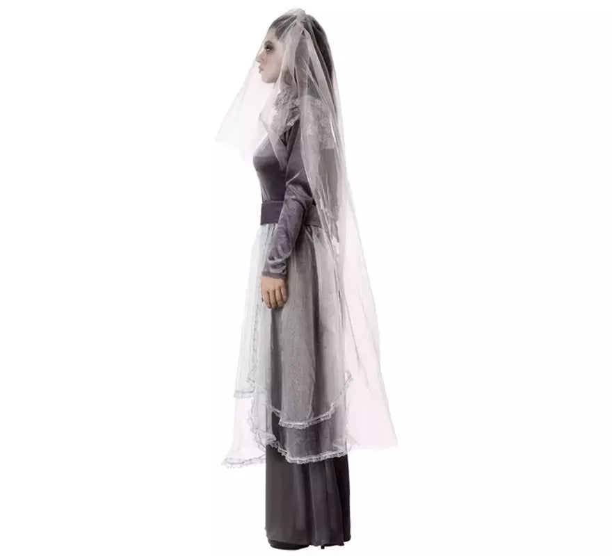 Translation missing: de.Disfraz de La Llorona gris para mujer