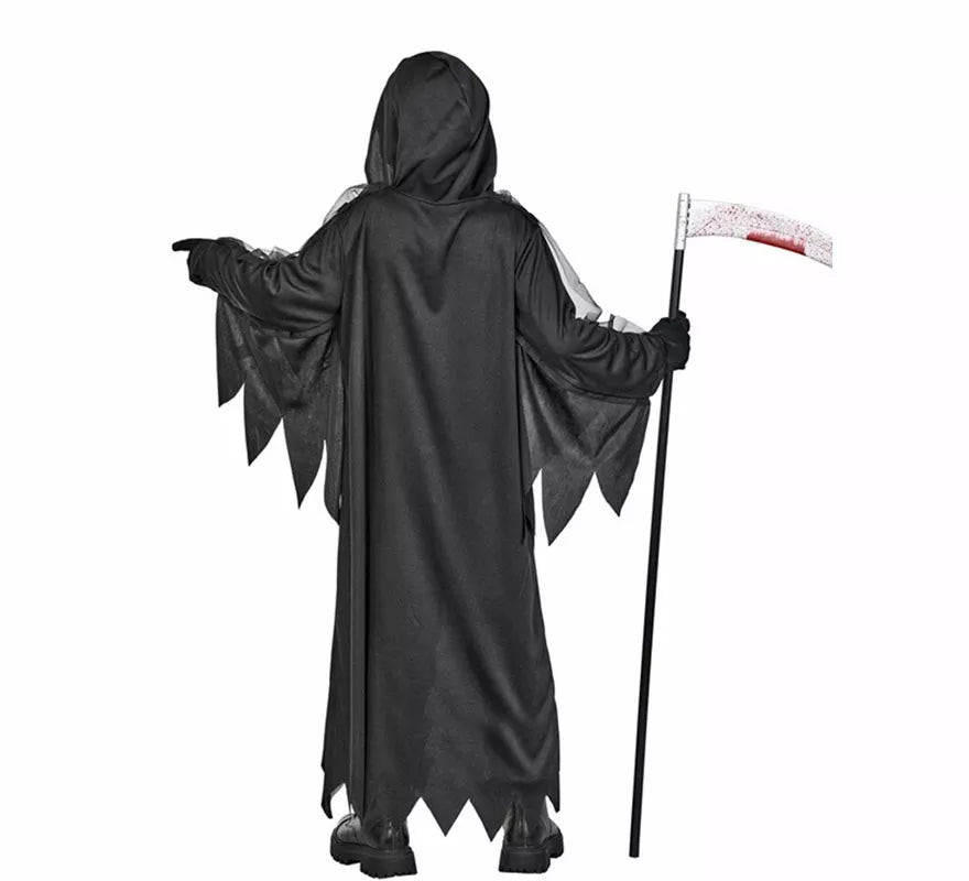 Translation missing: de.Disfraz de la Muerte Ardiente con Máscara para niños