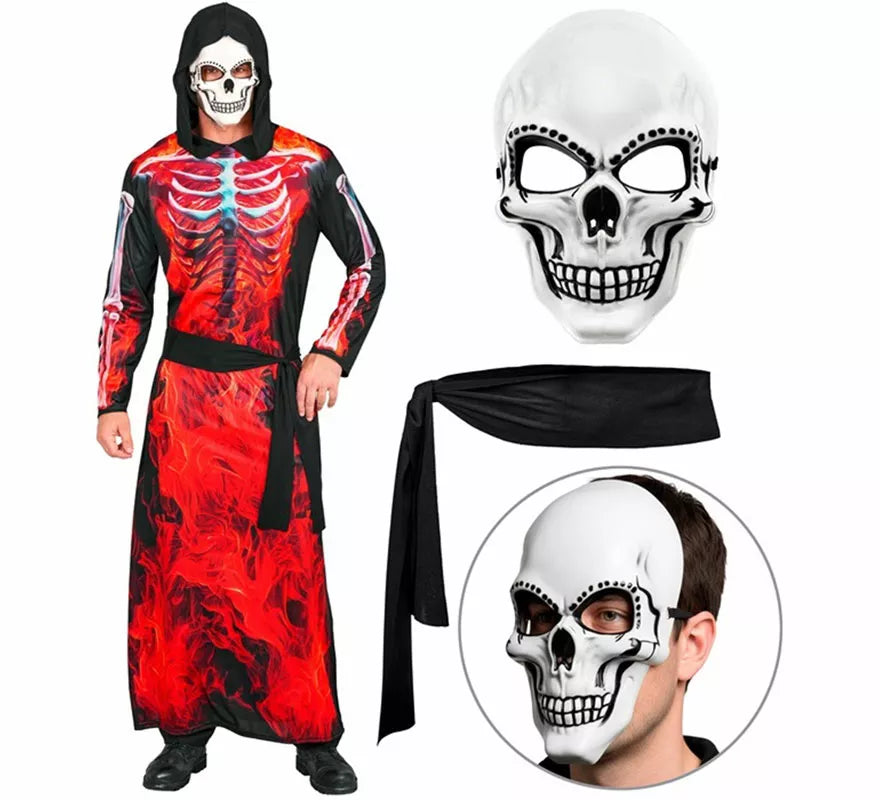 Translation missing: de.Disfraz de la Muerte Ardiente para hombre