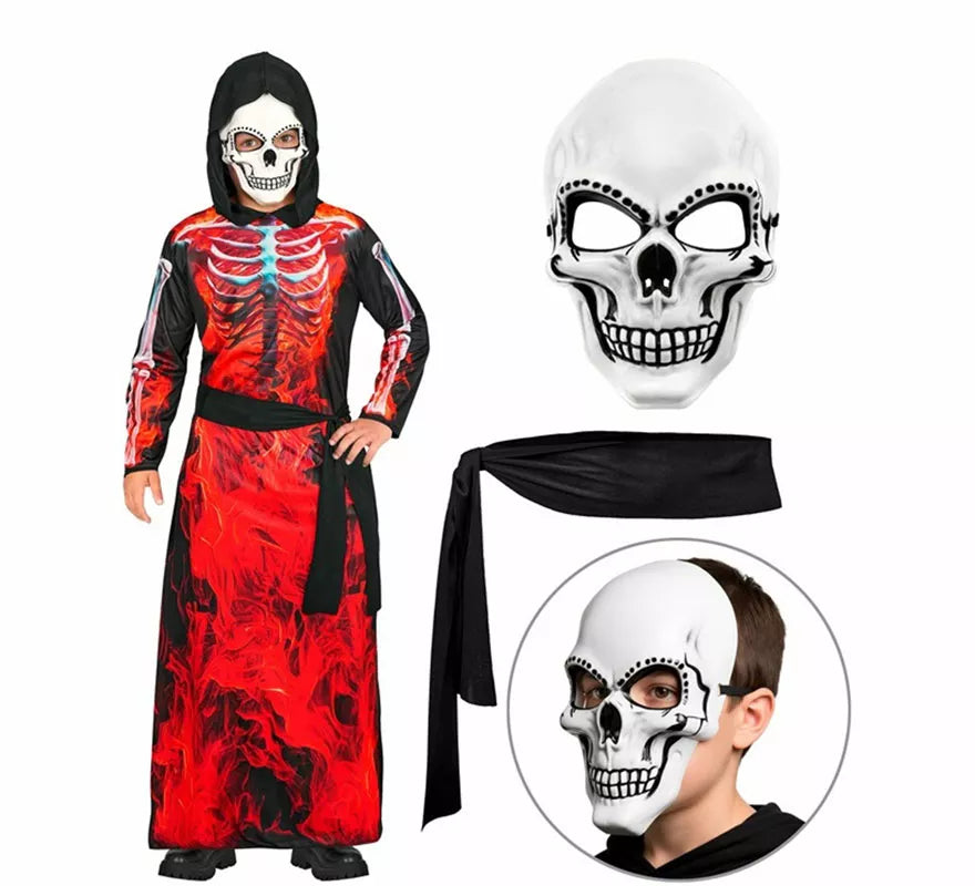 Translation missing: de.Disfraz de la Muerte Ardiente para niños