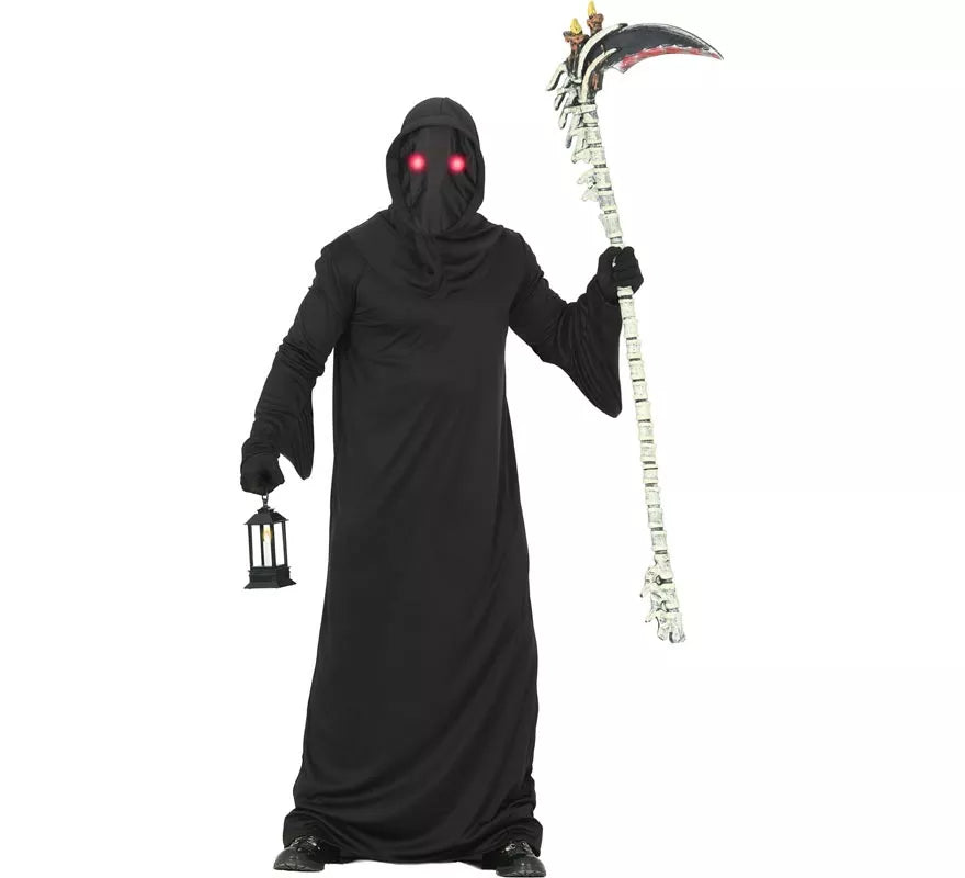 Disfraz de La Muerte con Ojos rojos para hombre