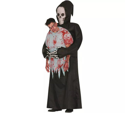 Disfraz de La Muerte hinchable o inflable para hombre