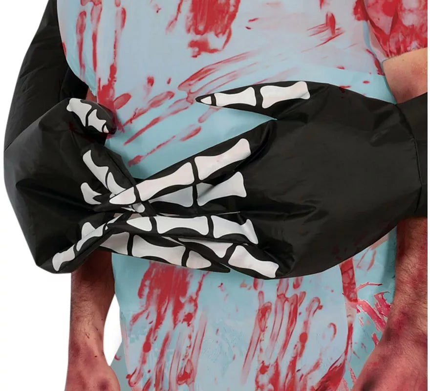 Disfraz de La Muerte hinchable o inflable para hombre