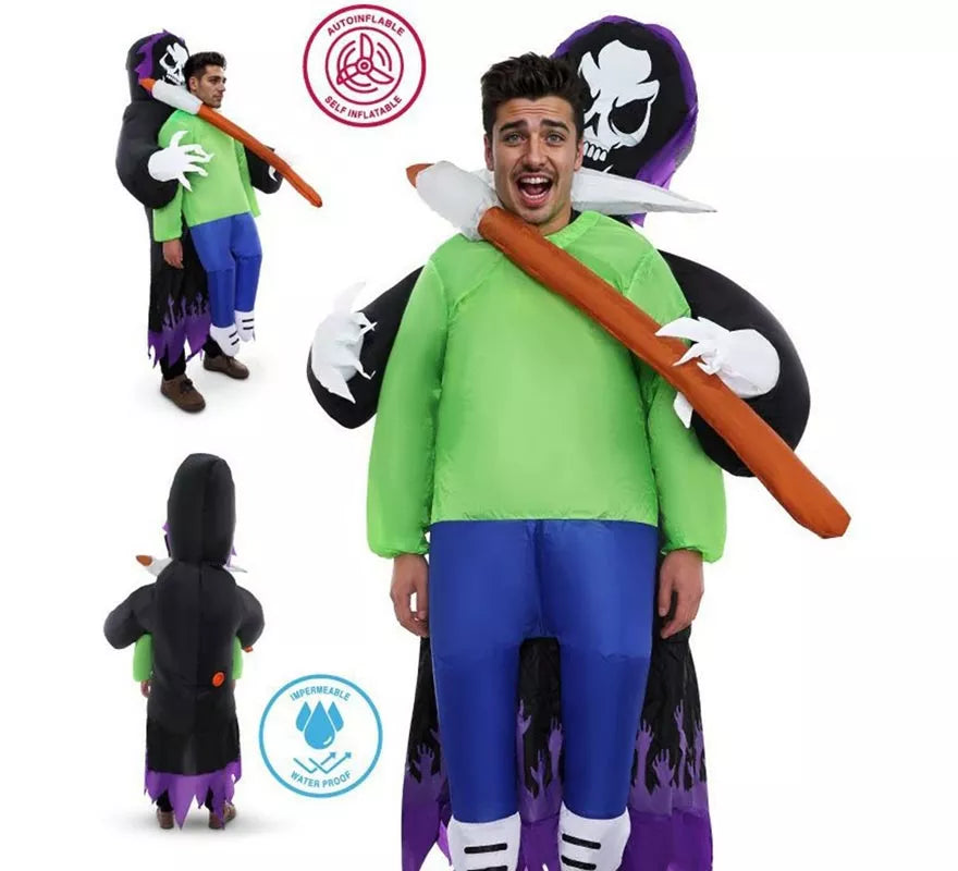 Translation missing: de.Disfraz de La Muerte hinchable para adultos