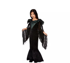 Prinzessin Kostüm für Mädchen Elegante schwarze Cuervo