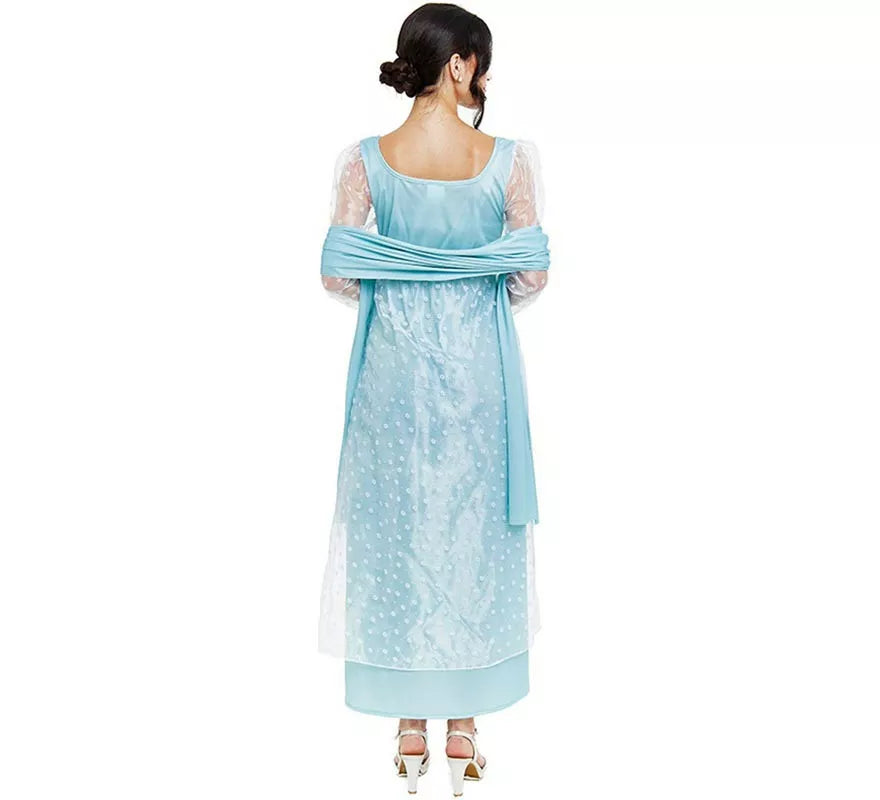 Translation missing: de.Disfraz de Lady Inglesa azul celeste para mujer
