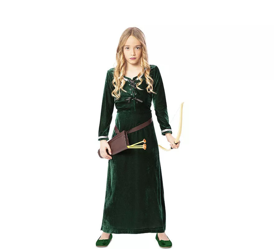 Translation missing: de.Disfraz de Lady Marian de Robin Hood para niña
