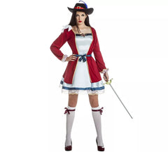 Lady Musketier Kostüm für Damen
