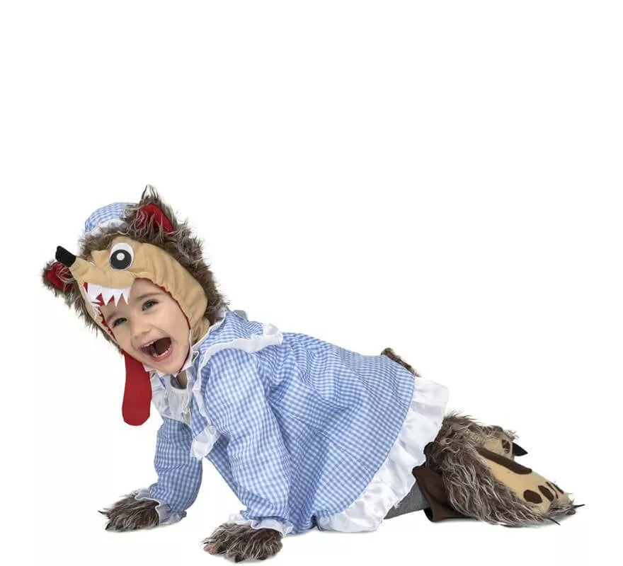 Translation missing: de.Disfraz de Lobito con pijama para bebé