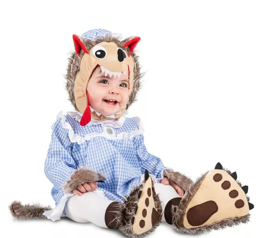 Disfraz de Lobito con pijama para bebé