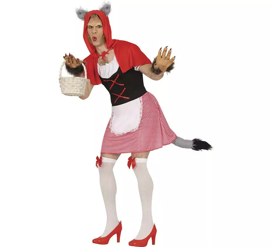 Translation missing: de.Disfraz de Lobo de Caperucita Roja para hombre