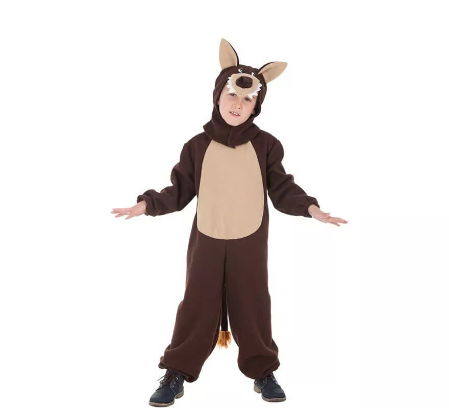 Translation missing: de.Disfraz de Lobo de Peluche para niño