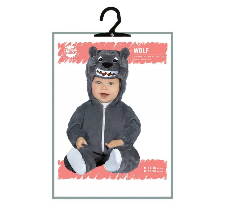 Translation missing: de.Disfraz de Lobo gris Baby para bebés