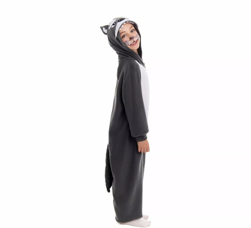 Disfraz de Lobo Gris para niños