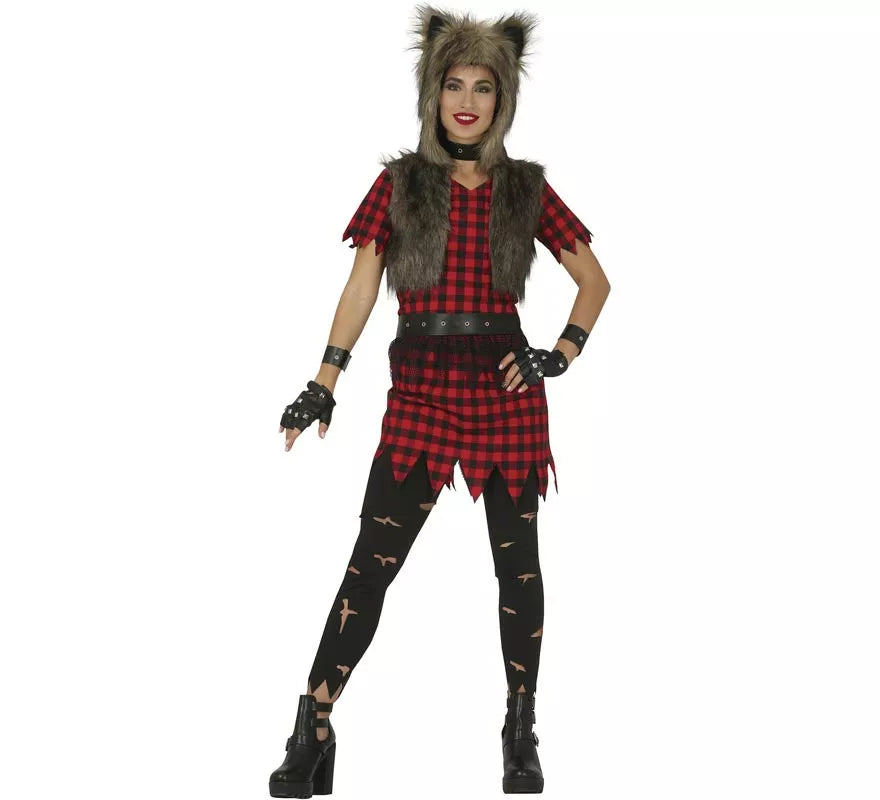 Translation missing: de.Disfraz de Lobo Rebelde para mujer