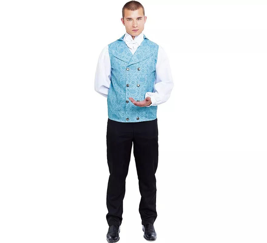 Translation missing: de.Disfraz de Lord Inglés elegante azul para hombre