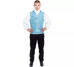Blaues elegantes englisches Herrenkostüm für Herren