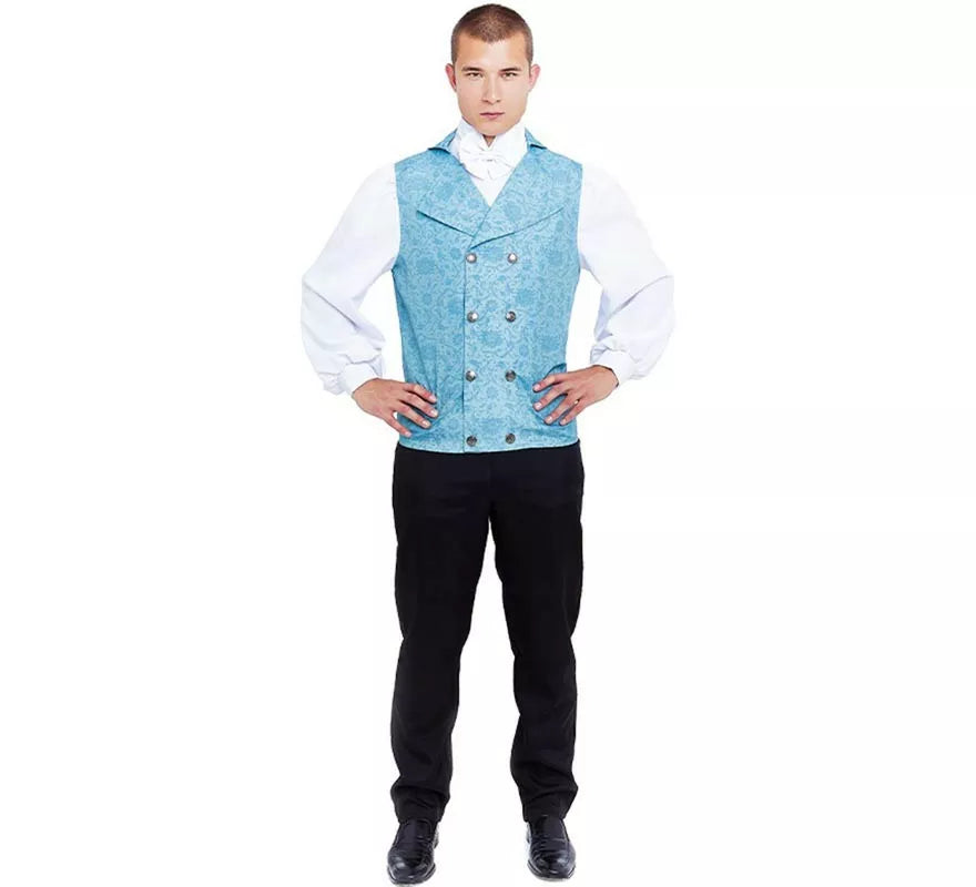 Translation missing: de.Disfraz de Lord Inglés elegante azul para hombre