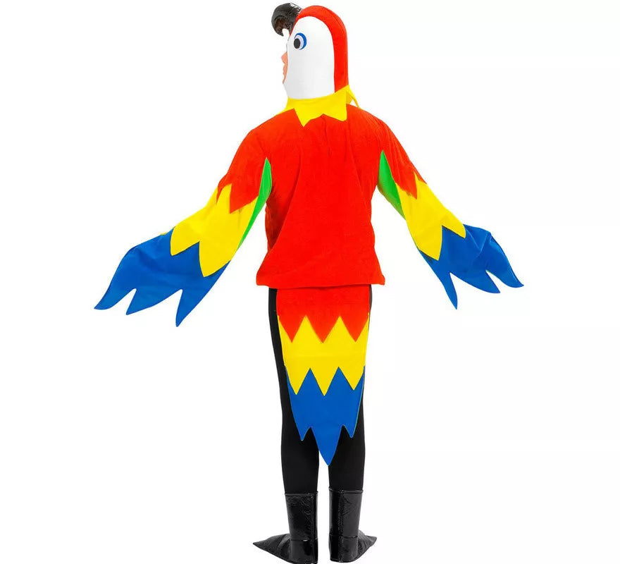 Disfraz de Loro Colorido para adultos
