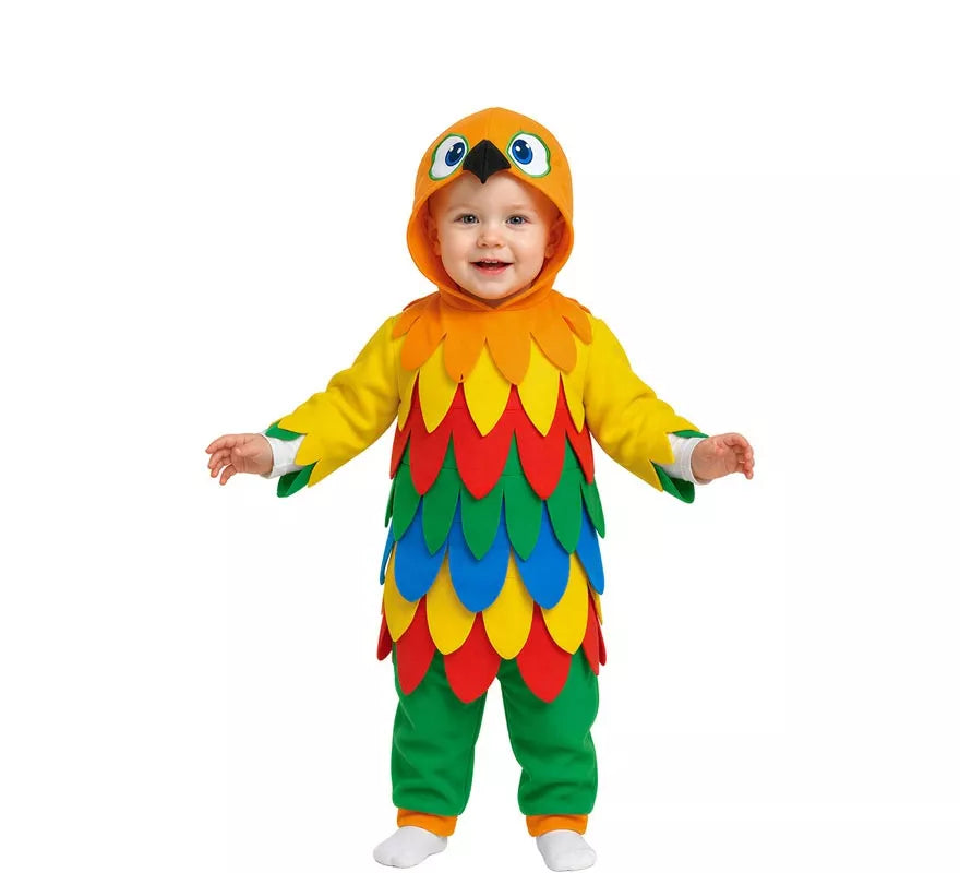 Disfraz de Loro Colorido para bebé