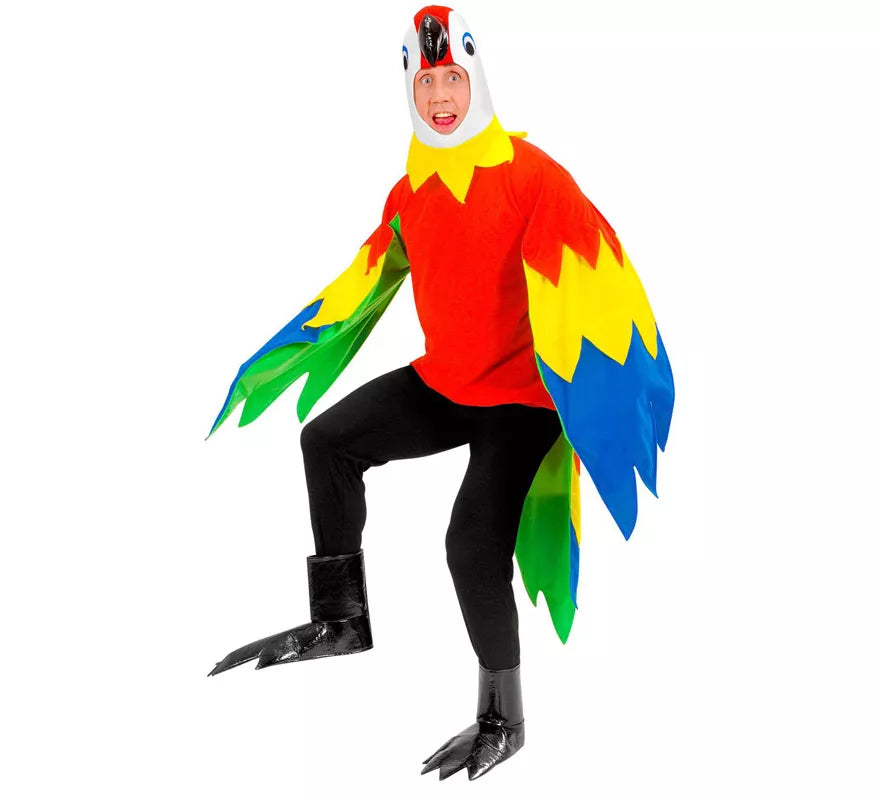 Disfraz de Loro Colorido para adultos