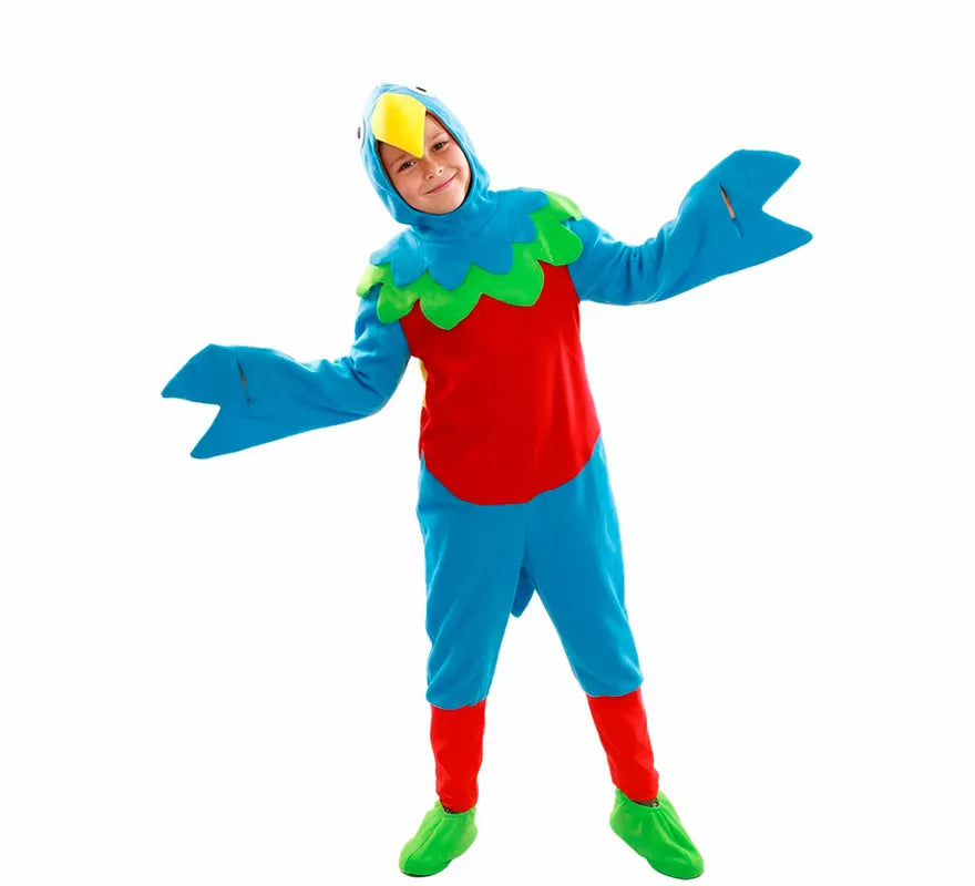 Disfraz de Loro Colorido para niños