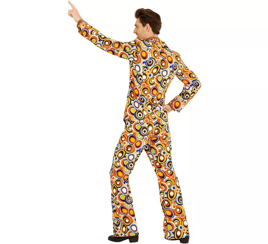 Translation missing: de.Disfraz de los años 70 Burbujas multicolor para hombre