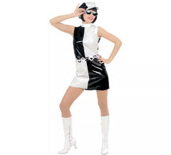 70er-Jahre-Modern-Girl-Kostüm für Damen