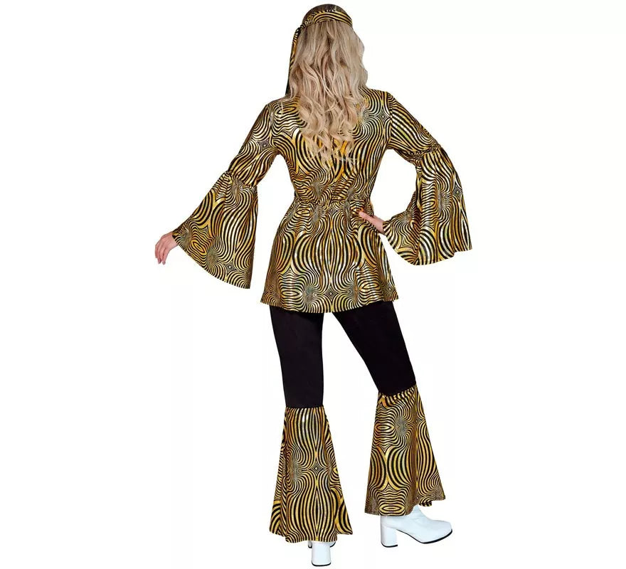 Translation missing: de.Disfraz de los años 70 Disco Olas doradas para mujer