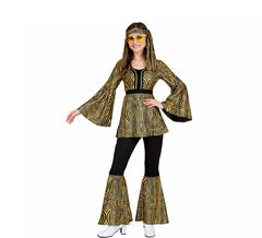 70er Jahre Disco Golden Waves Kostüm für Damen