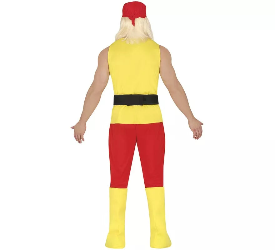 Translation missing: de.Disfraz de Lucha libre Amarillo para hombre
