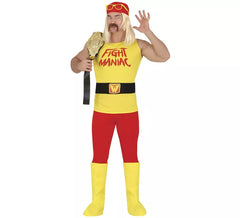 Gelbes Wrestling-Kostüm für Herren