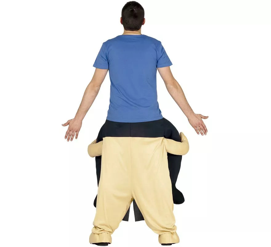 Disfraz de Luchador de Sumo a hombros para adultos
