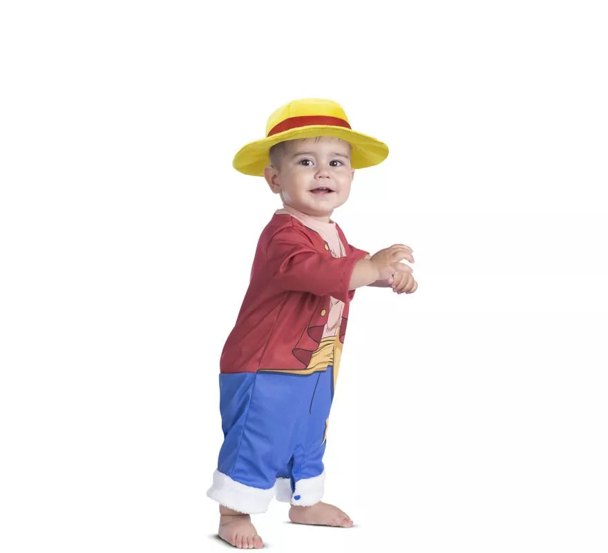 Translation missing: de.Disfraz de Luffy de One Piece para bebé