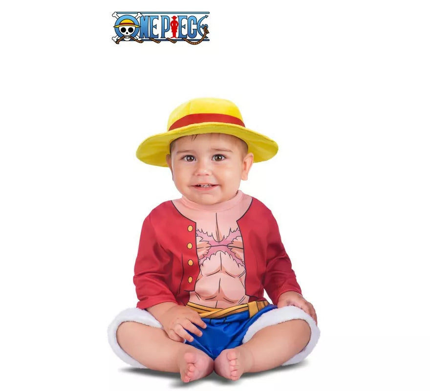 Disfraz de Luffy de One Piece para bebé