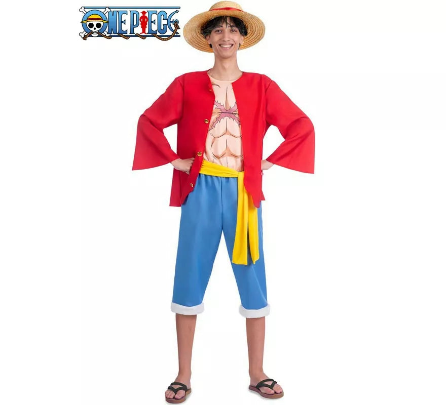 Translation missing: de.Disfraz de Luffy de One Piece para hombre