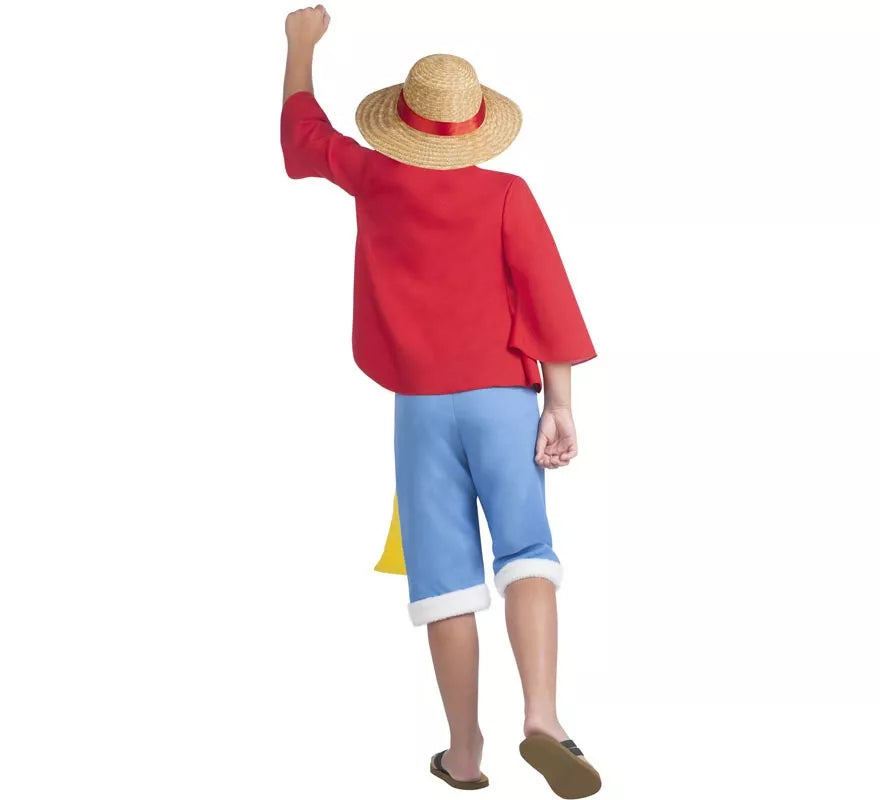 Disfraz de Luffy de One Piece para niño