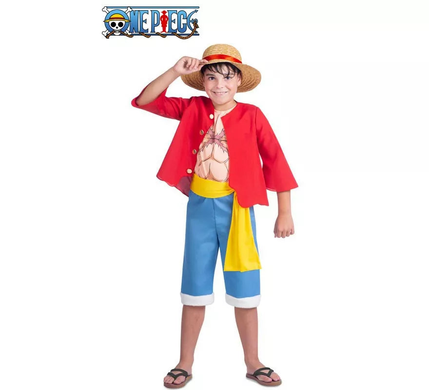 Translation missing: de.Disfraz de Luffy de One Piece para niño
