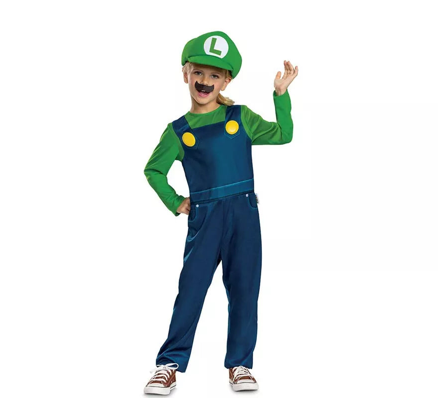 Translation missing: de.Disfraz de Luigi de Super Mario de Nintendo para niños