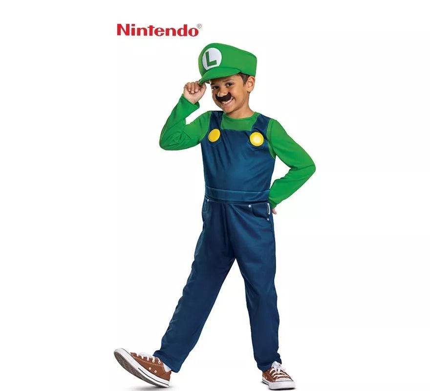 Translation missing: de.Disfraz de Luigi de Super Mario de Nintendo para niños