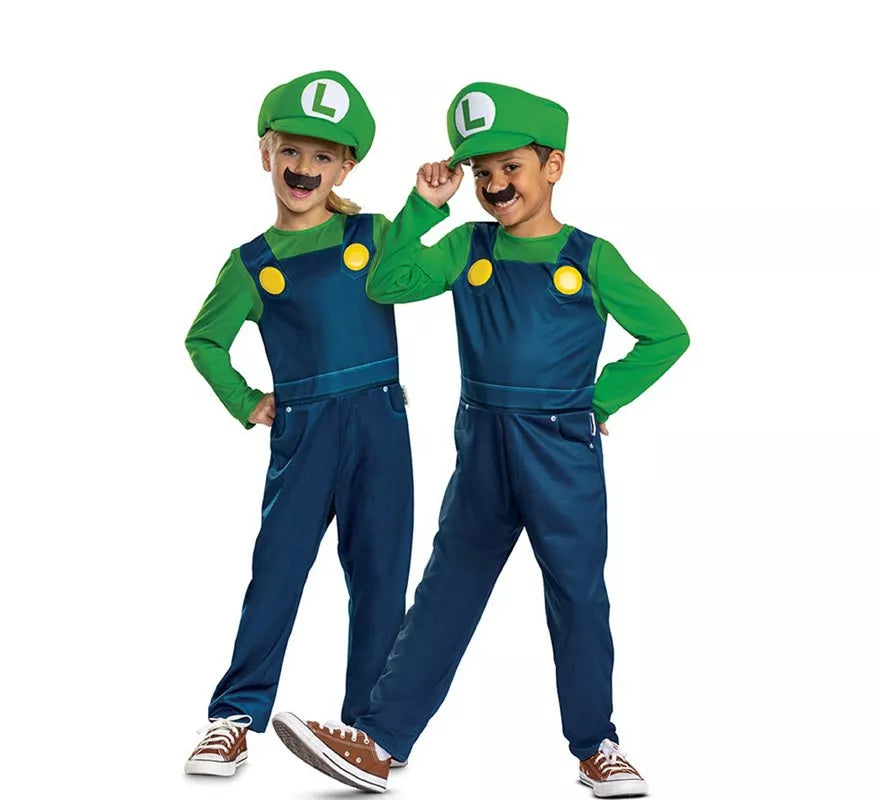Translation missing: de.Disfraz de Luigi de Super Mario de Nintendo para niños