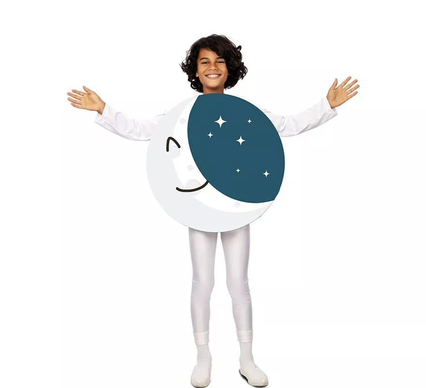 Disfraz de Luna Sonriente con estrellas para niño