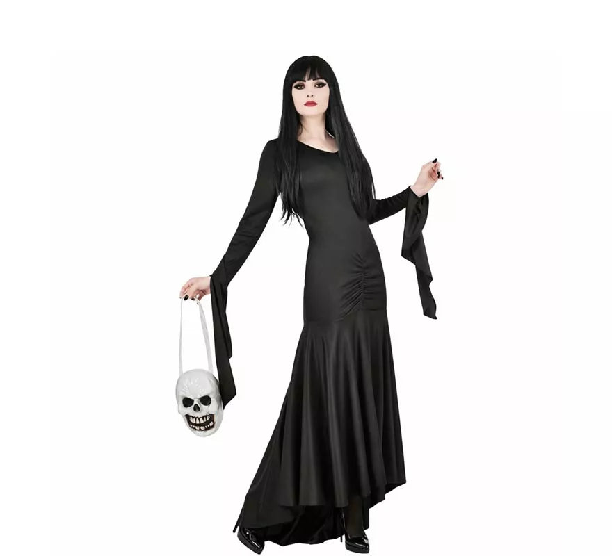 Translation missing: de.Disfraz de Madre Tenebrosa con Bolsa Calavera para mujer